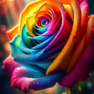 rose-arc-en-ciel