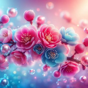 fleurs-lumineuses-rose-et-bleu