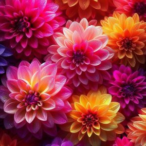 explosion-de-fleurs-multicolores