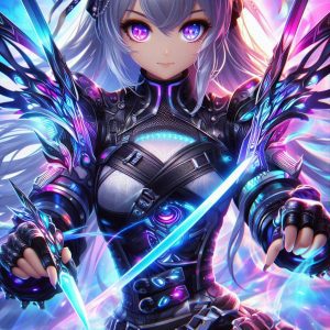 guerriere-cyber-magique