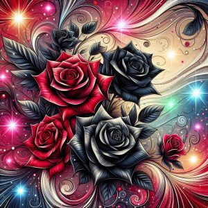 roses-rouges-et-noires